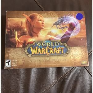 Sealed World of Warcraft PC Mac Game Classic Retail Box Blizzard Win MMO RPG